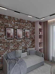 Фото № 3: Дизайн-проект дома/коттеджа 86.29  м² Современный стиль для этажа частного дома в кп серебряная лагуна