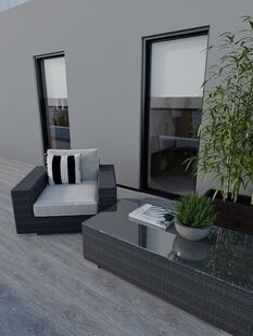 Фото № 2: Дизайн-проект дома/коттеджа 86.29  м² Современный стиль для этажа частного дома в кп серебряная лагуна