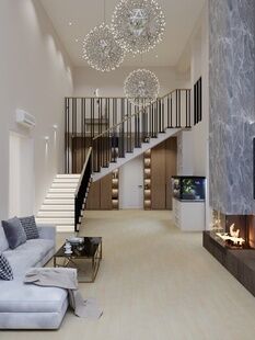 Фото № 5: Дизайн-проект дома/коттеджа 256.86  м² Стиль Модернизм для частного дома в г. сергиев посад