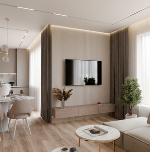 Фото № 3: Дизайн-проект дома/коттеджа 134.0  м² Стиль Контемпорари для дома в кп звездный парк