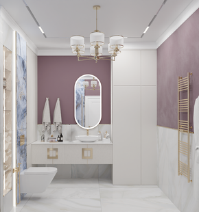 Фото № 3: Дизайн-проект дома/коттеджа 244.7  м² Стиль Эклектика для частного дома в мо