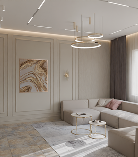 Фото № 2: Дизайн-проект дома/коттеджа 164.9  м² Стиль Модернизм для частного дома в мо