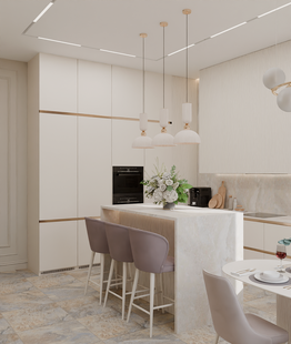 Фото № 3: Дизайн-проект дома/коттеджа 164.9  м² Стиль Модернизм для частного дома в мо