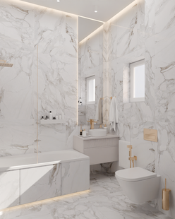 Фото № 6: Дизайн-проект дома/коттеджа 164.9  м² Стиль Модернизм для частного дома в мо