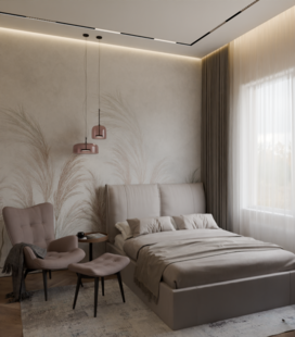 Фото № 5: Дизайн-проект дома/коттеджа 168.2  м² Стиль Модернизм для частного дома в калужской обл.