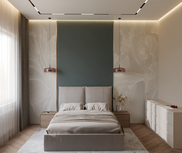 Фото № 4: Дизайн-проект дома/коттеджа 168.2  м² Стиль Модернизм для частного дома в калужской обл.