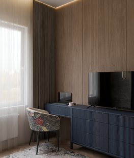 Фото № 6: Дизайн-проект дома/коттеджа 168.2  м² Стиль Модернизм для частного дома в калужской обл.