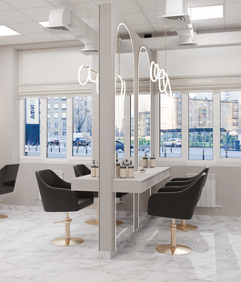 Фото № 2: Дизайн-проект коммерческого помещения 57.6  м² Стиль Арт-Деко для салона красоты