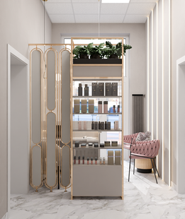 Фото № 1: Дизайн-проект коммерческого помещения 57.6  м² Стиль Арт-Деко для салона красоты