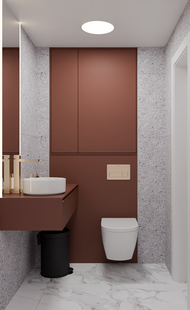 Фото № 6: Дизайн-проект коммерческого помещения 57.6  м² Стиль Арт-Деко для салона красоты