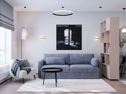 Фото № 1: Дизайн-проект однокомнатной квартиры 30.66  м² Современный стиль для ЖК Бунинские Луга