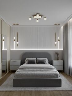 Фото № 6: Дизайн-проект трехкомнатной квартиры 54.8  м² Стиль Модернизм для ЖК Жулебино Парк