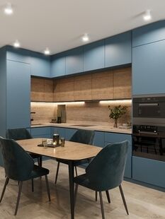 Фото № 5: Дизайн-проект трехкомнатной квартиры 67.5  м² Скандинавский стиль для ЖК Новое Медведково