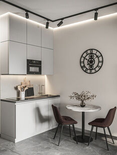 Фото № 5: Дизайн-проект квартиры-студии 21.3  м² Современный стиль для ЖК Level Нагатинская