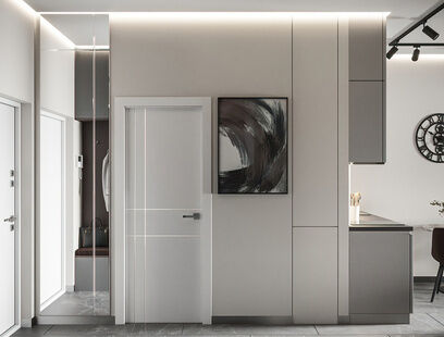 Фото № 4: Дизайн-проект квартиры-студии 21.3  м² Современный стиль для ЖК Level Нагатинская