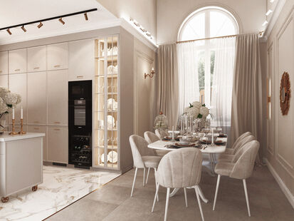 Фото № 1: Дизайн-проект дома/коттеджа 29.9  м² Современная классика для этажа частного дома в рязанской области