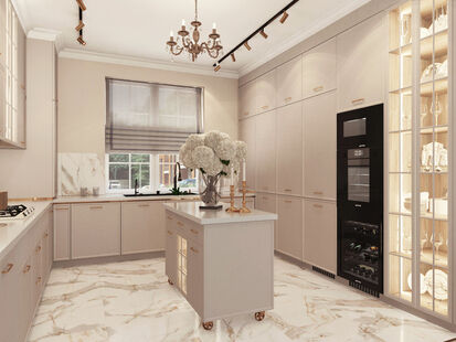 Фото № 3: Дизайн-проект дома/коттеджа 29.9  м² Современная классика для этажа частного дома в рязанской области