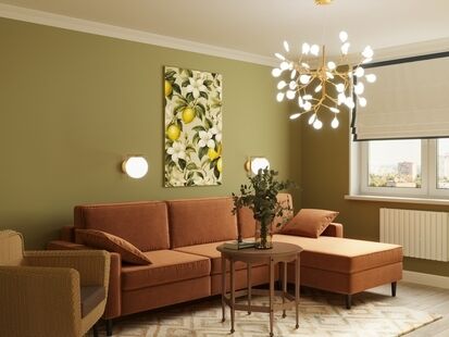 Фото № 1: Дизайн-проект двухкомнатной квартиры 66.6  м² Стиль Эклектика для ЖК Светлогорск-3