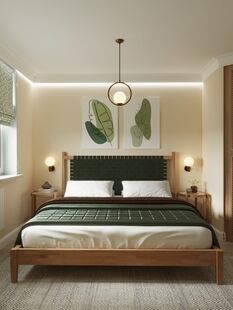 Фото № 4: Дизайн-проект двухкомнатной квартиры 66.6  м² Стиль Эклектика для ЖК Светлогорск-3