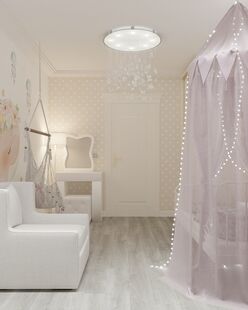 Фото № 2: Дизайн-проект детской 11.6  м² стиль Современная классика для ЖК Дом на Окском