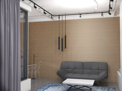 Фото № 5: Дизайн-проект квартиры-студии 32.6  м² Стиль Минимализм для ЖК Московский