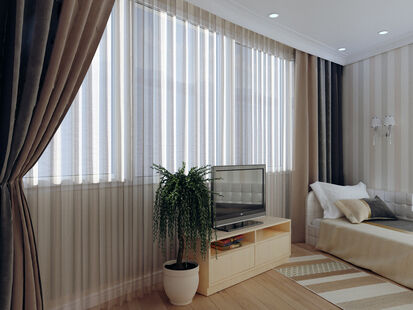 Фото № 3: Дизайн-проект трехкомнатной квартиры 100.0  м² стиль Современная классика для ЖК Московский