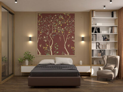 Фото № 1: Дизайн-проект двухкомнатной квартиры 64.02  м² Стиль Эклектика для ЖК Московский