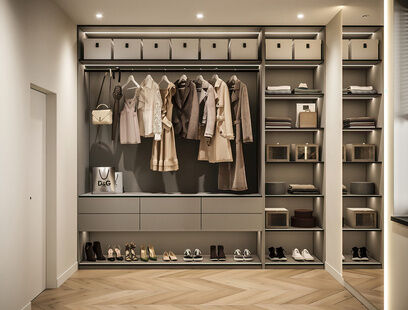 Фото № 5: Дизайн-проект дома/коттеджа 140.7  м² Стиль Модернизм для частного дома в д. вешки