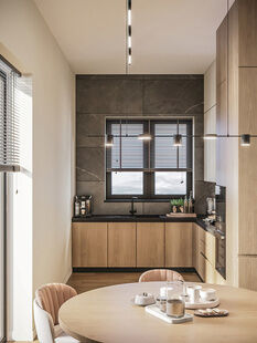 Фото № 3: Дизайн-проект дома/коттеджа 140.7  м² Стиль Модернизм для частного дома в д. вешки