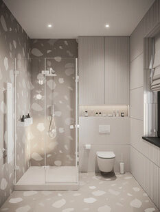 Фото № 2: Дизайн-проект дома/коттеджа 140.7  м² Стиль Модернизм для частного дома в д. вешки