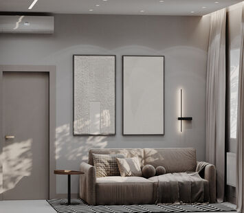 Фото № 5: Дизайн-проект дома/коттеджа 71.8  м² Стиль Модернизм для этажа частного дома в д. борисово-околицы