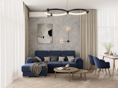 Фото № 4: Дизайн-проект дома/коттеджа 94.7  м² Стиль Модернизм для частного дома в дсонт бердь