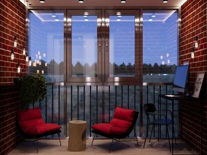 Фото № 3: Дизайн-проект двухкомнатной квартиры 41.52  м² Стиль Фьюжн для ЖК Живи в Рыбацком