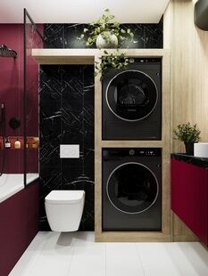 Фото № 4: Дизайн-проект двухкомнатной квартиры 41.52  м² Стиль Фьюжн для ЖК Живи в Рыбацком