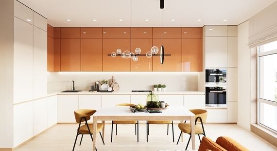 ЖК в г. Ярославль: готовый дизайн проект в стиле "Модернизм". Площадь 114.4 м² - фото №6