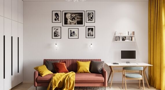 ЖК в г. Ярославль: готовый дизайн проект в стиле "Модернизм". Площадь 114.4 м² - фото №5