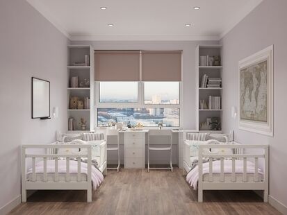 Фото № 1: Дизайн-проект двухкомнатной квартиры 69.32  м² Стиль Контемпорари для ЖК Московский