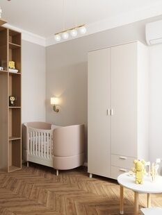 Фото № 5: Дизайн-проект пятикомнатной квартиры 90.7  м² Стиль Эклектика для ЖК Московский