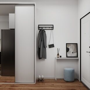 Фото № 4: Дизайн-проект квартиры-студии 20.36  м² Скандинавский стиль для ЖК Белые ночи