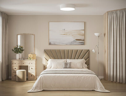 Фото № 5: Дизайн-проект трехкомнатной квартиры 79.44  м² Стиль Контемпорари для ЖК в г. Выборг