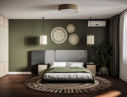 Фото № 1: Дизайн-проект трехкомнатной квартиры 100.36  м² Стиль Эклектика для ЖК Московский