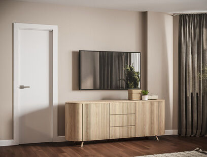 Фото № 2: Дизайн-проект трехкомнатной квартиры 100.36  м² Стиль Эклектика для ЖК Московский