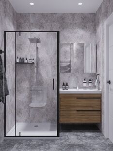 Фото № 6: Дизайн-проект квартиры-студии 29.24  м² Скандинавский стиль для ЖК Любимово