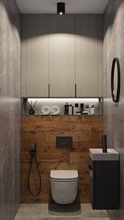 Фото № 5: Дизайн-проект двухкомнатной квартиры 64.24  м² Современный стиль для ЖК в пос. Придорожный