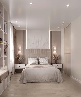 Фото № 2: Дизайн-проект четырехкомнатной квартиры 94.5  м² Стиль Арт-Деко для ЖК Союз