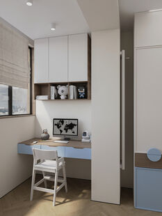 Фото № 5: Дизайн-проект однокомнатной квартиры 64.49  м² Современный стиль для ЖК Равновесие