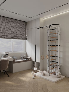 Фото № 2: Дизайн-проект трехкомнатной квартиры 82.2  м² Стиль Минимализм для ЖК Хэдлайнер