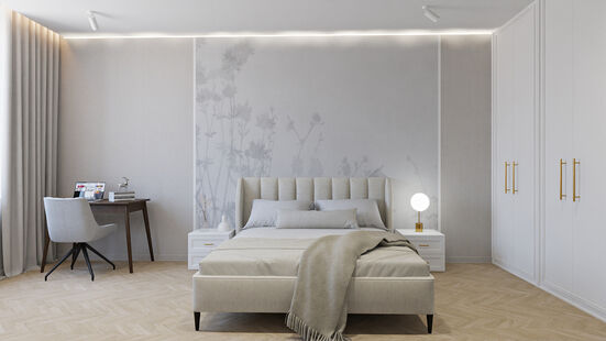 Фото № 1: Дизайн-проект трехкомнатной квартиры 61.0  м² Современный стиль для ЖК Новый Лесснер