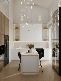 Фото № 6: Дизайн-проект дома/коттеджа 148.42  м² Стиль Модернизм для дома в ЖК Позитив