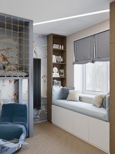 Фото № 5: Дизайн-проект дома/коттеджа 148.42  м² Стиль Модернизм для дома в ЖК Позитив